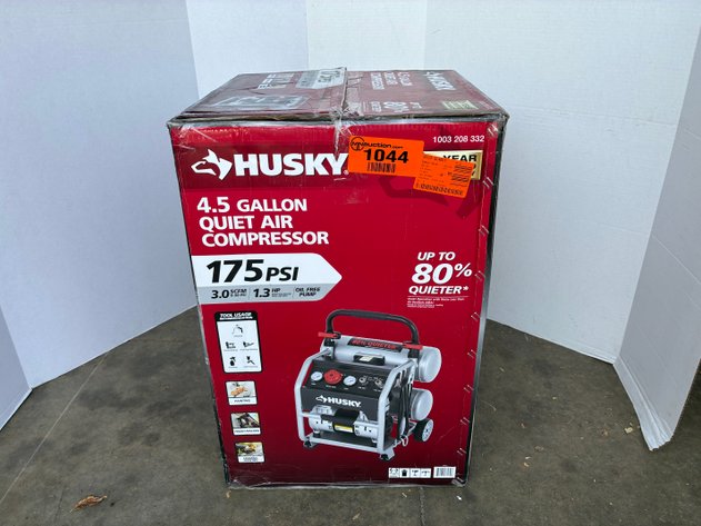Image for 4.5 Gal. 175 PSI Portable Electric Twin Stack Jobsite Air Compressor