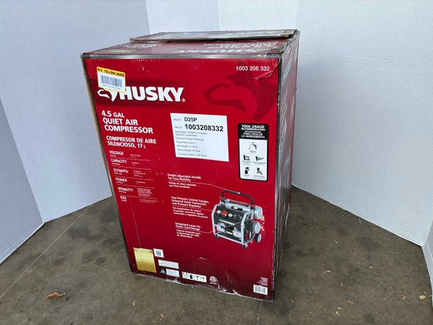 Image for 4.5 Gal. 175 PSI Portable Electric Twin Stack Jobsite Air Compressor