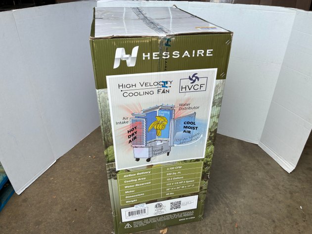 Image for Hessaire 3,100 CFM 3-Speed Portable Evaporative Cooler (Swamp Cooler) For 950 Sq. Ft