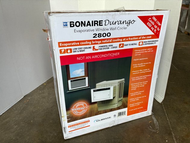Image for Bonaire Durango 2800 CFM, 110-Volt 3-Speed Window Evaporative Cooler For 600 Sq. Ft. With Motor Included - CDU6280028