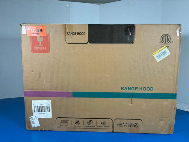 Image for 30 in. 600 CFM Ducted Under Cabinet Range Hood in Stainless Steel w/ 3-Way Venting,LCD Knob Control