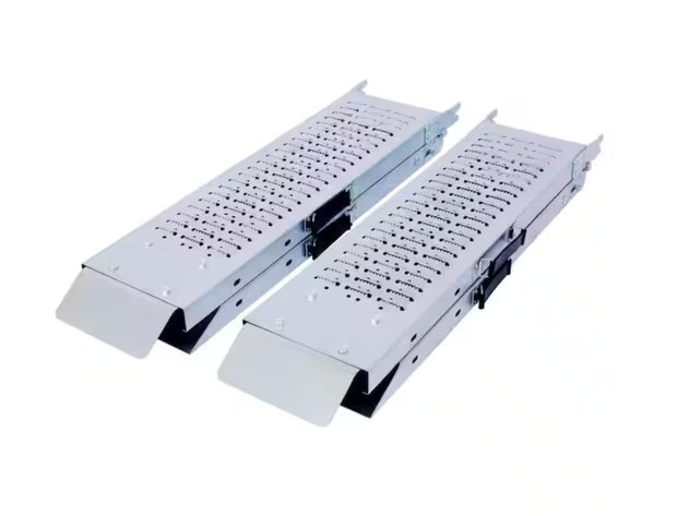 Image for Pack of 2 Folding Loading Ramp, 950 lbs. Max Folding Ramp for Moto and Bike Access Ramp