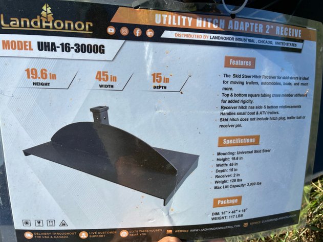 Image for LandHonor Utility Hitch Adaptor 2