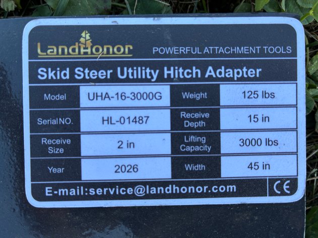 Image for LandHonor Utility Hitch Adaptor 2