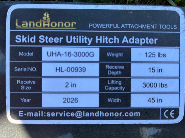 Image for LandHonor Utility Hitch Adaptor 2