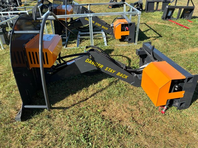 Image for LandHonor Articulating Brush Cutter Skid Loader Attachment