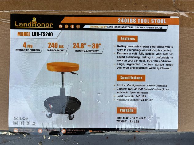 Image for Adjustable Shop Stool
