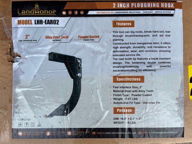 Image for LandHonor Plowing Hook for 2
