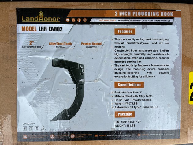 Image for LandHonor Plowing Hook for 2