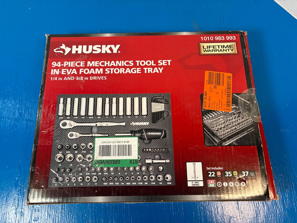 Husky Mechanics Tool Set Eva Foam