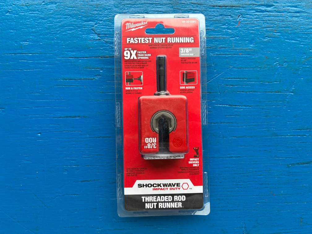 Milwaukee SHOCKWAVE Impact Duty 3/8" Threaded Rod Nut Runner
