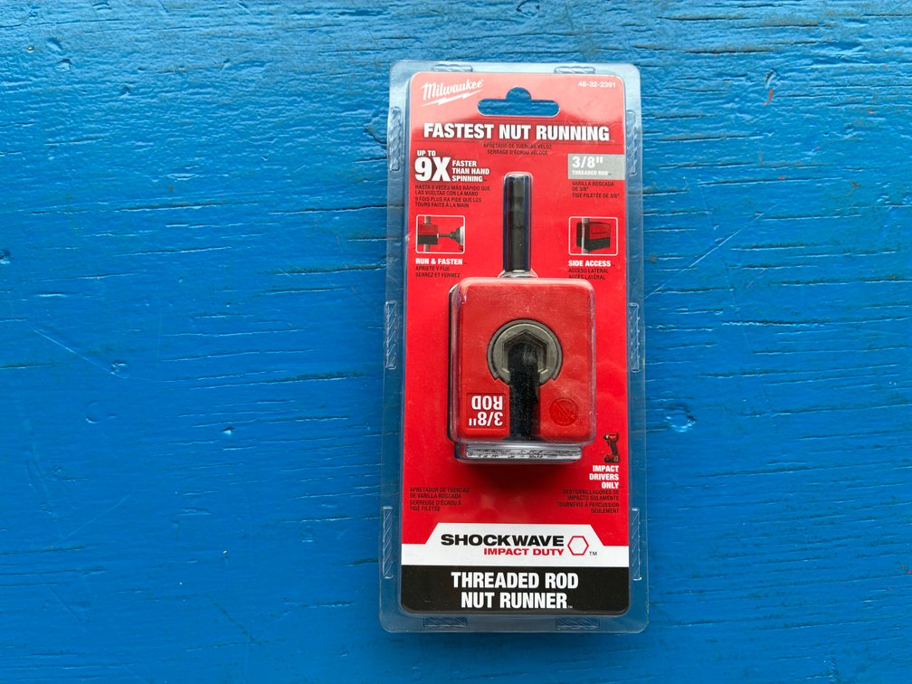 Milwaukee SHOCKWAVE Impact Duty 3/8" Threaded Rod Nut Runner