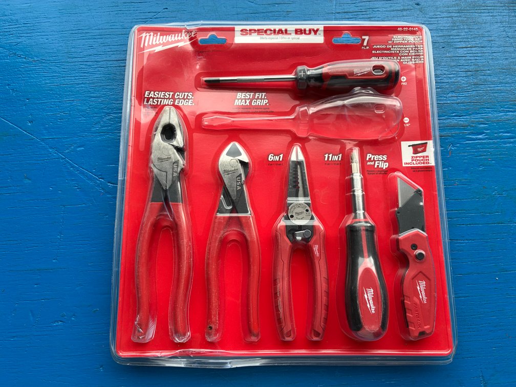 Milwaukee Tools 7pc. Electrician's Hand Tool Set