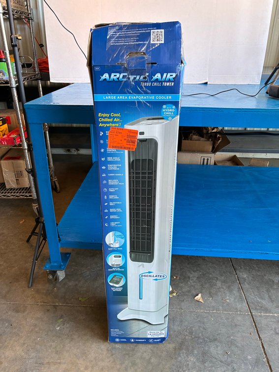 Arctic Air 100 CFM Turbo Chill Tower Evaporative Space Cooler