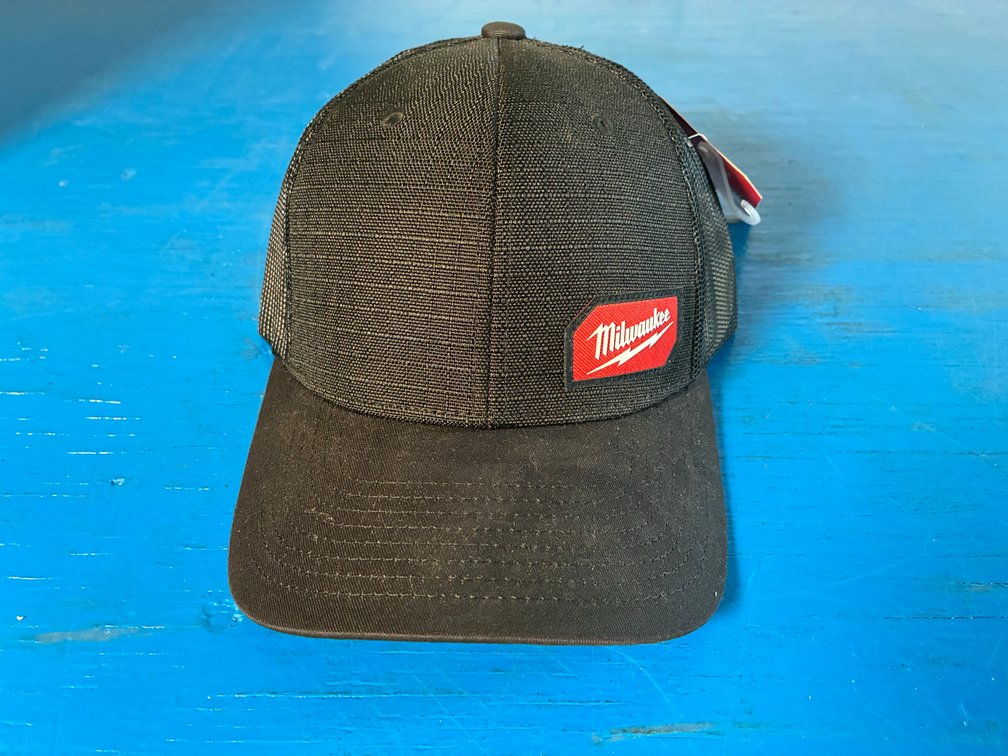 Milwaukee GridIron Snapback Black Trucker Hat