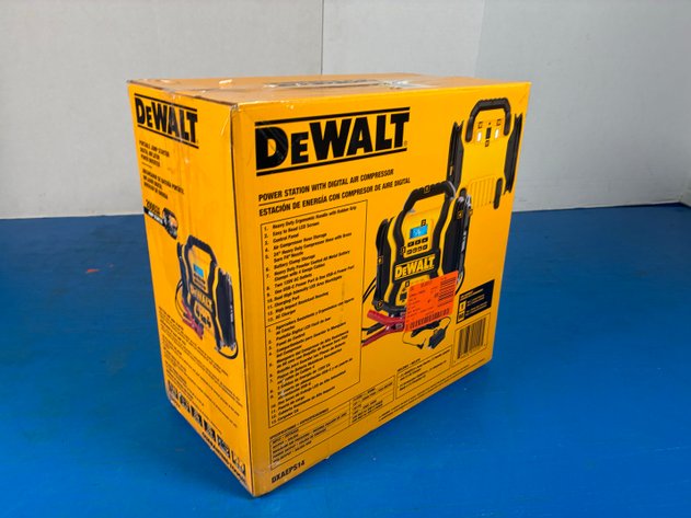 Image for Dewalt 2000-Peak Amp Portable Jump Starter with Digital Compressor, USB and AC Power Bank