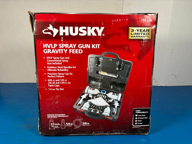 Image for Husky HVLP and Standard Gravity Feed Spray Gun Kit