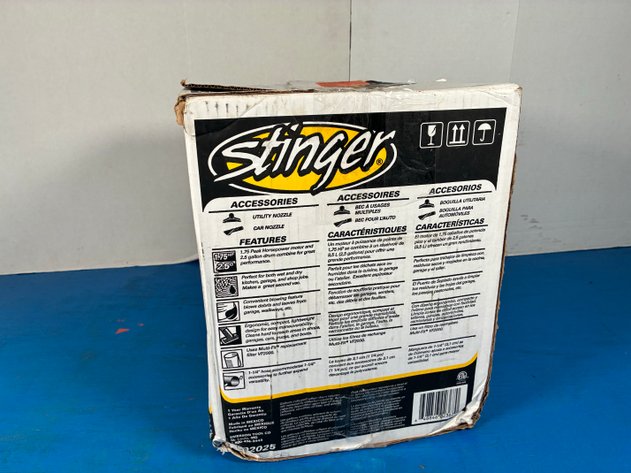 Image for Stinger 2.5 Gal. 1.75 Peak HP Small Shop Vacuum Wet Dry Vac HD2025