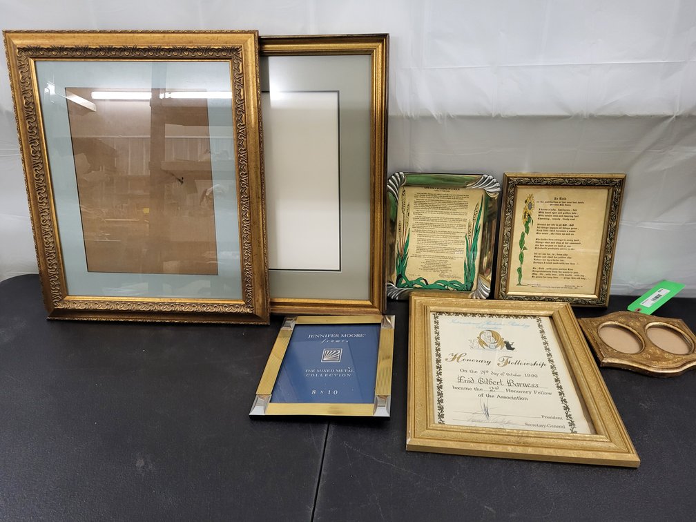 Honorary fellowship award and picture frames
