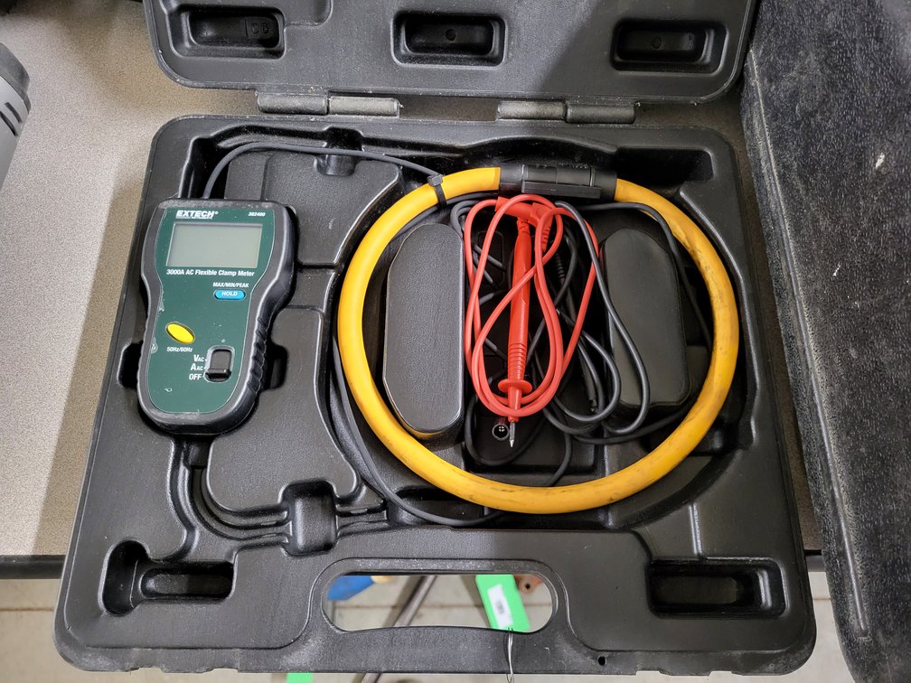 Extech 3000A AC flexible clamp meter with case