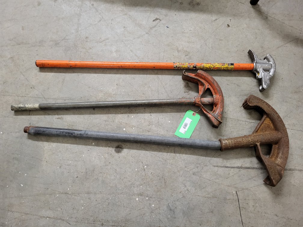 (3) conduit benders: Klein Tools and others