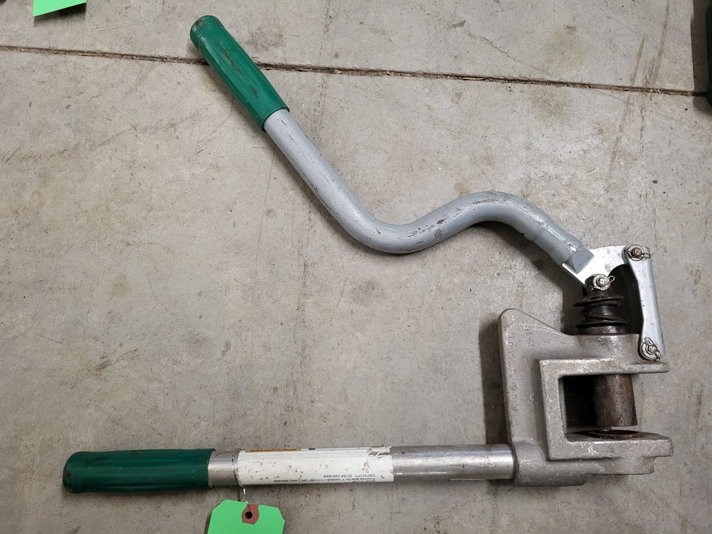 Greenlee 710 metal stud punch