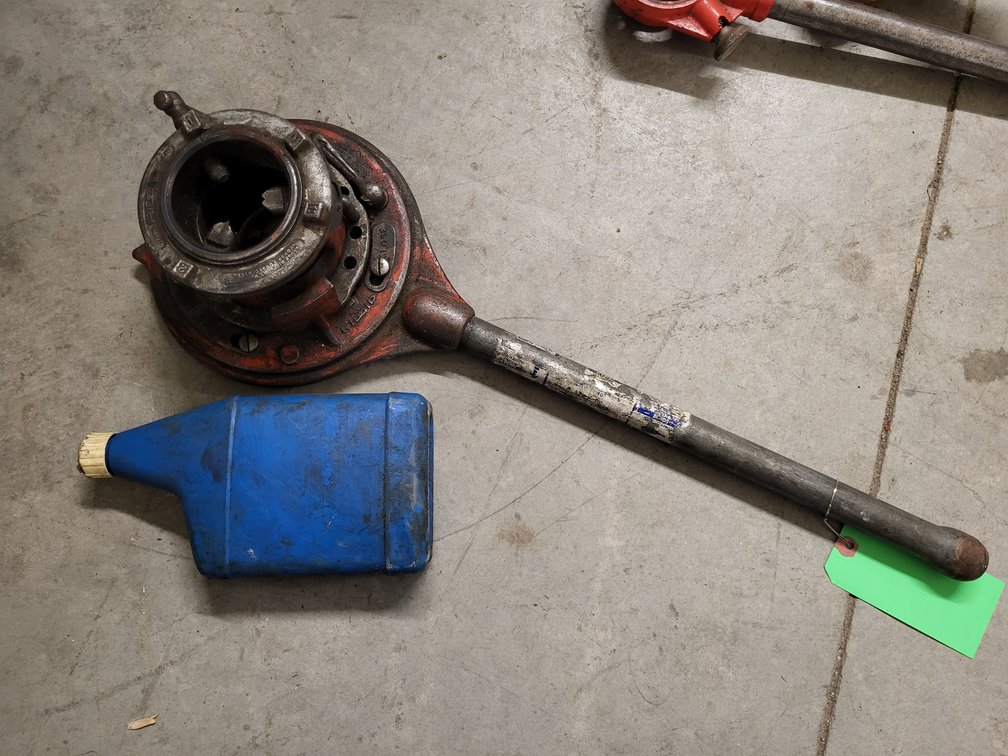 Ridgid No. 65-R receding pipe threader