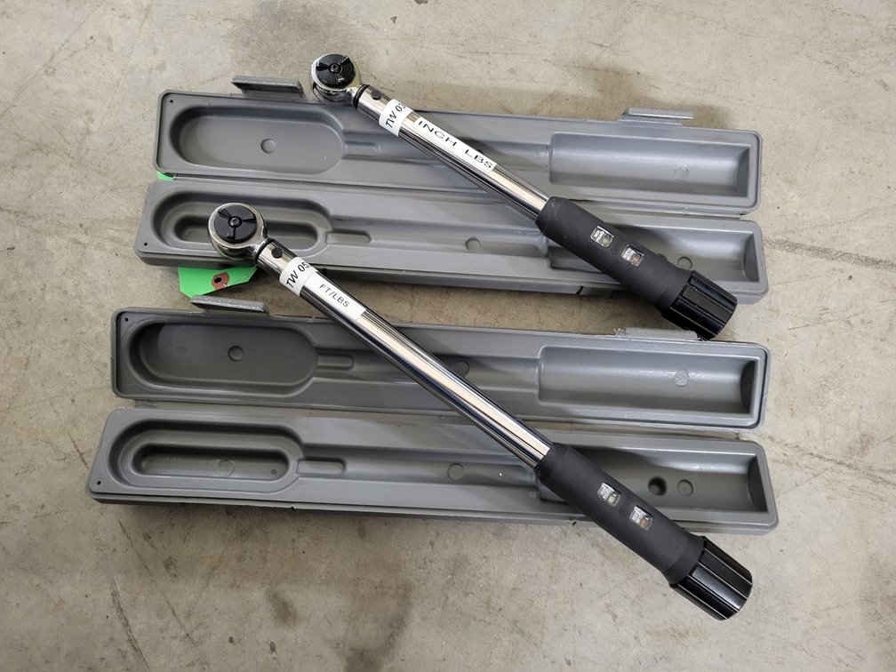 (2) 3/8" drive torque wrenches