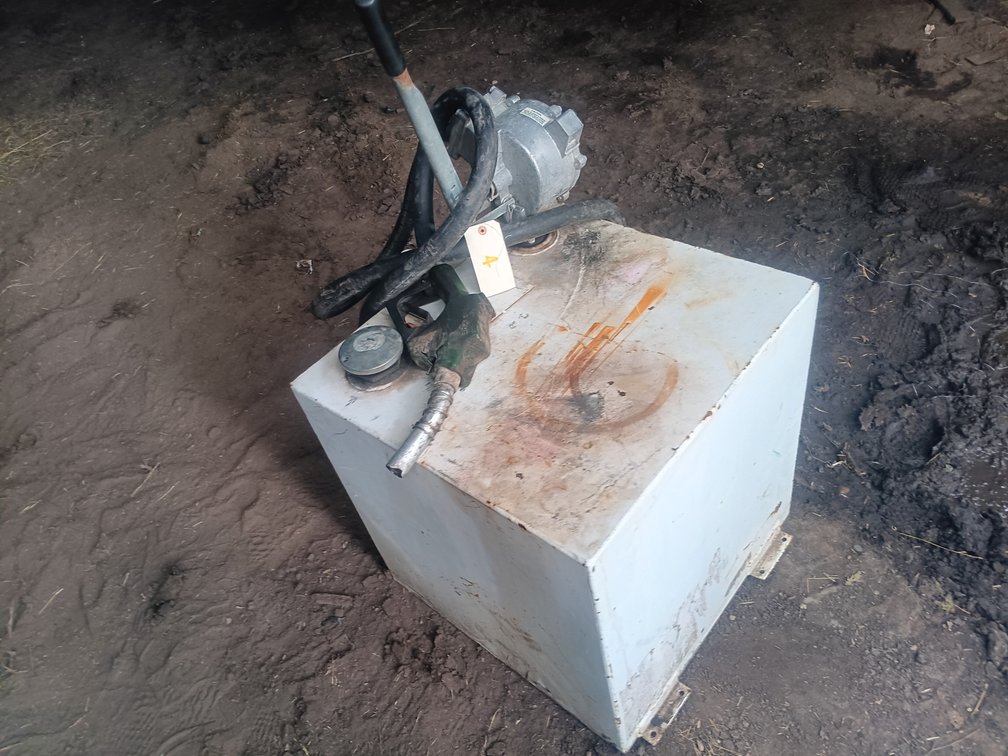 50 gallon transfer tank, was used for diesel