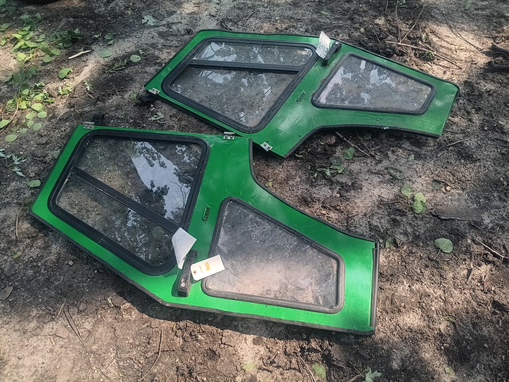 Curtis Cab Doors. Tag says they came off of a 4300 John Deere