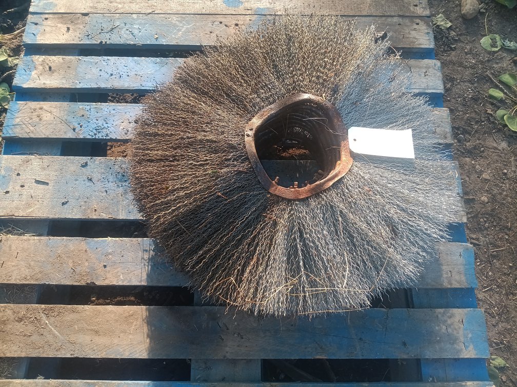 Wire brushes for a john deere broom