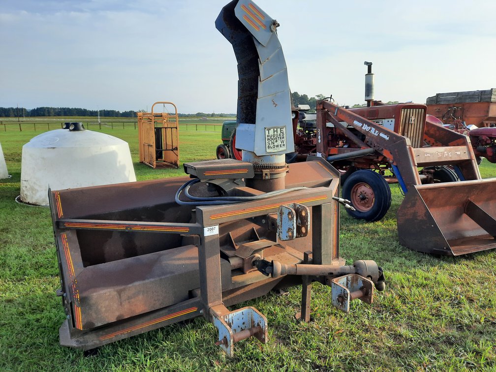8' The Rugged Rooster snow blower, 3pt attachment