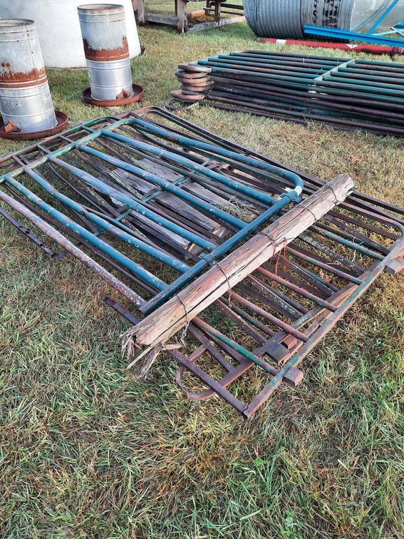 Pile of misc. panels and gate