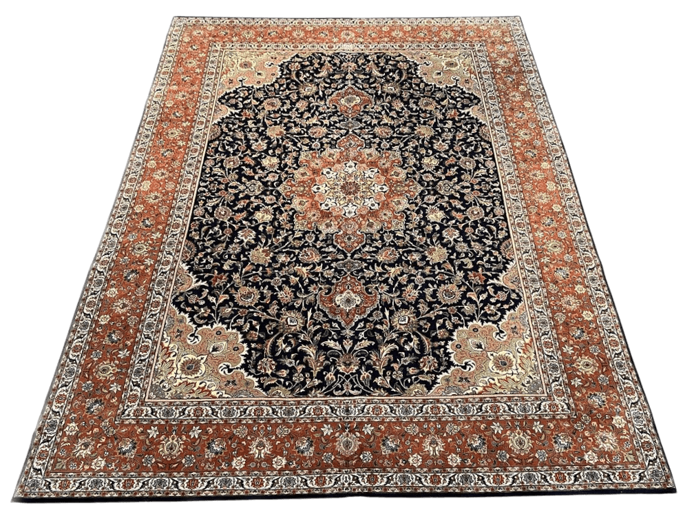 $52,800 Fine Signed Persian Hand-knotted Tabriz Wool & Silk Rug 9'7" x 13'0"