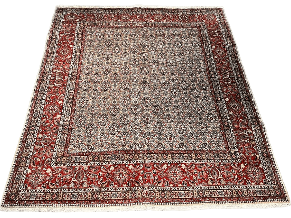 $4,210 Persian Mood Design Wool Rug 6'7" x 8'0"