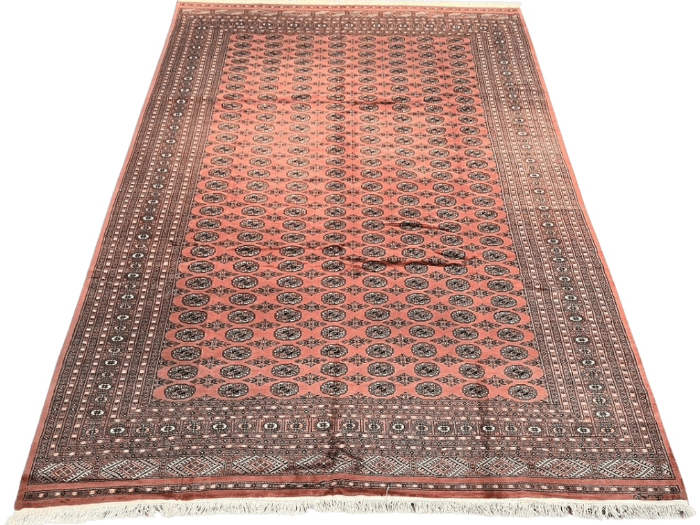 $5,925 SIGNED Traditional Bokhara Wool Area Rug 9'1" x 12'9"