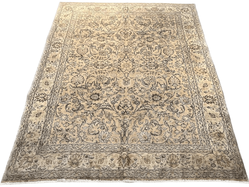 $12,560 Persian Tabriz Wool Area Rug, 10' x 13'1"