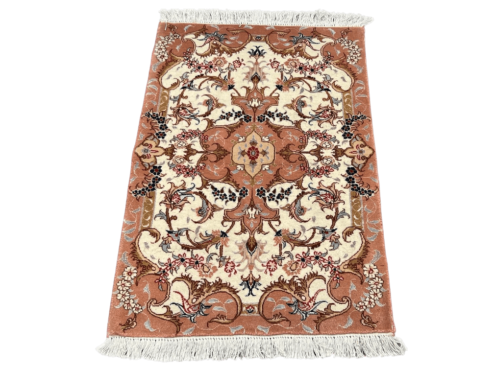 $1,920 Persian Tabriz Wool & Silk Rug 2'0" x 3'0"