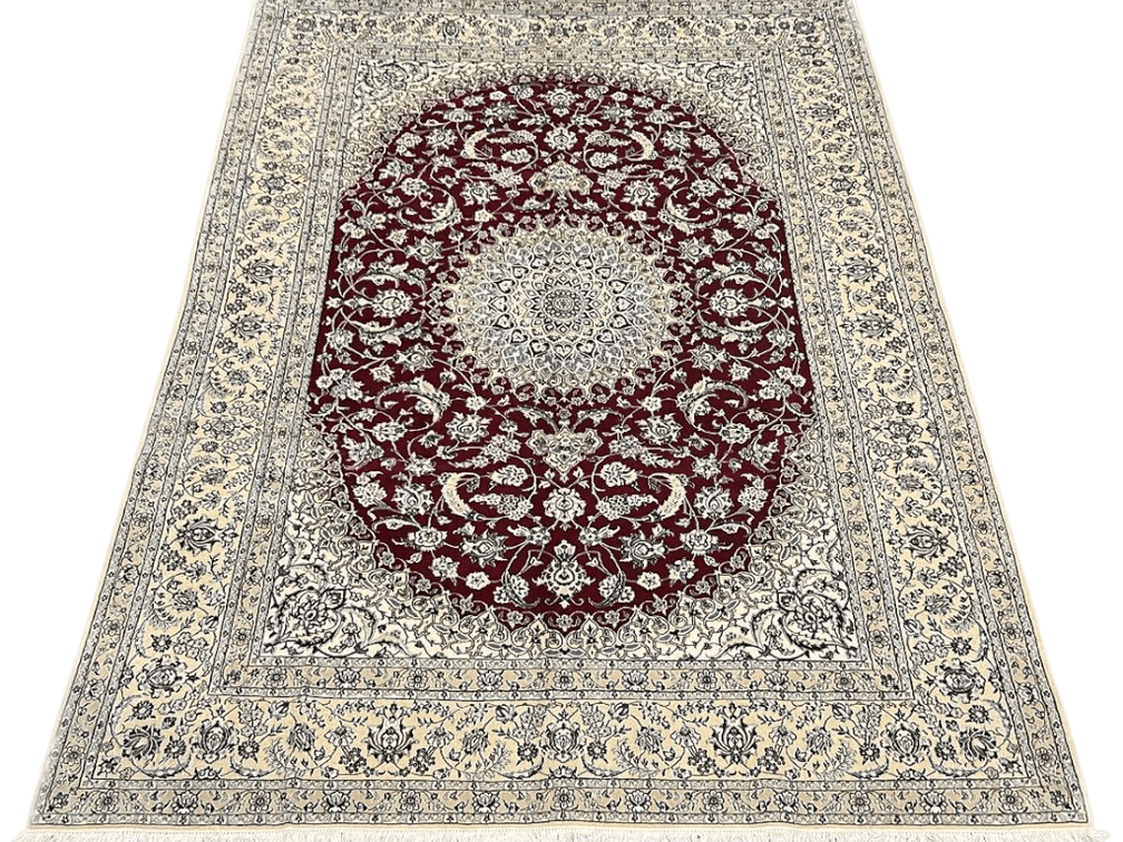 $29,440 Persian Nain Wool & Silk Rug 8'0" x 11'6"