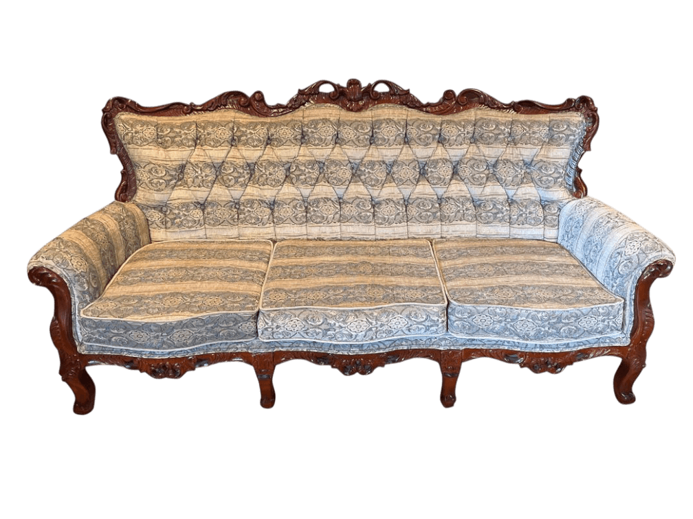 $2,750 French Baroque Roll Arm Sofa