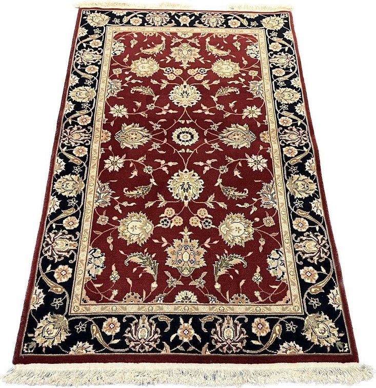$1,245 — Kashan Design Wool & Silk Area Rug 3'0" x 5'0"