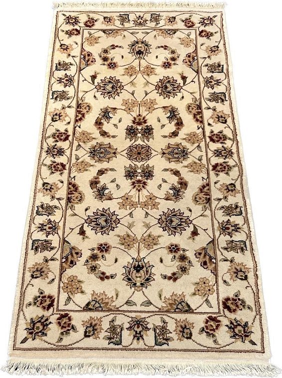 $665 — Tabriz Design Wool & Silk Runner 2'0" x 4'0"
