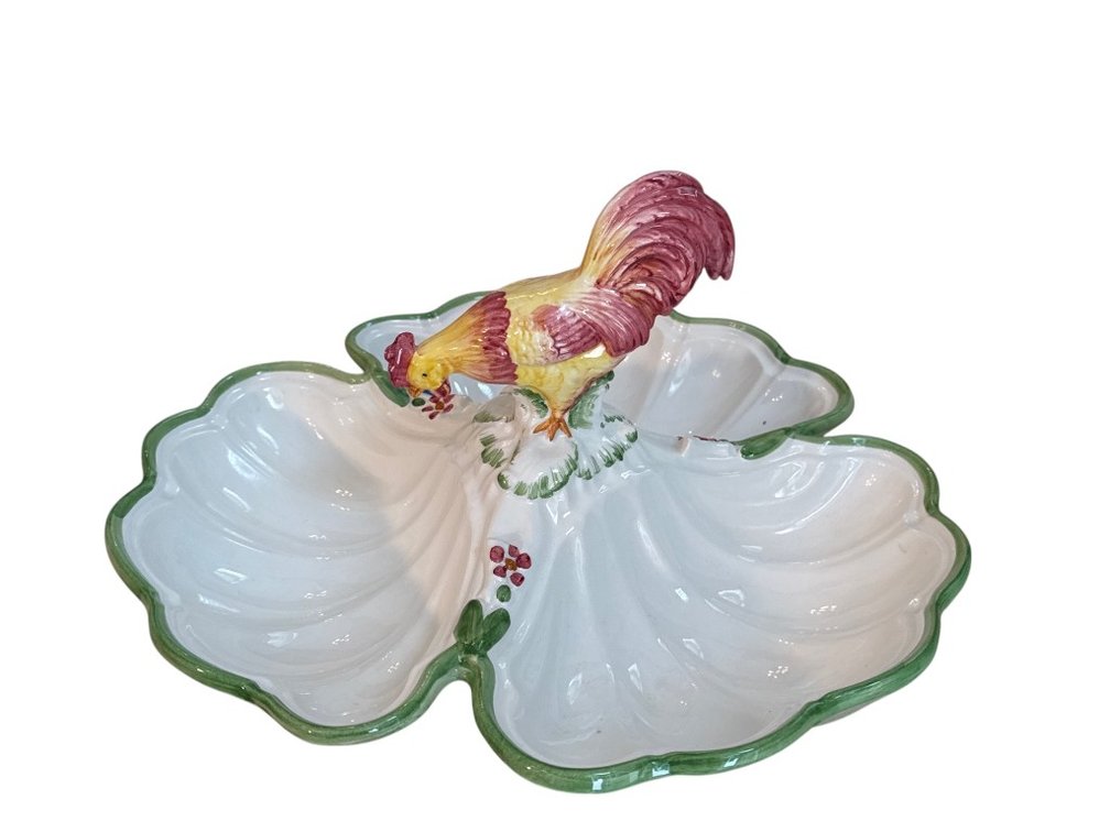Tiffany & Co. Italian Ceramic Rooster Serving Dish