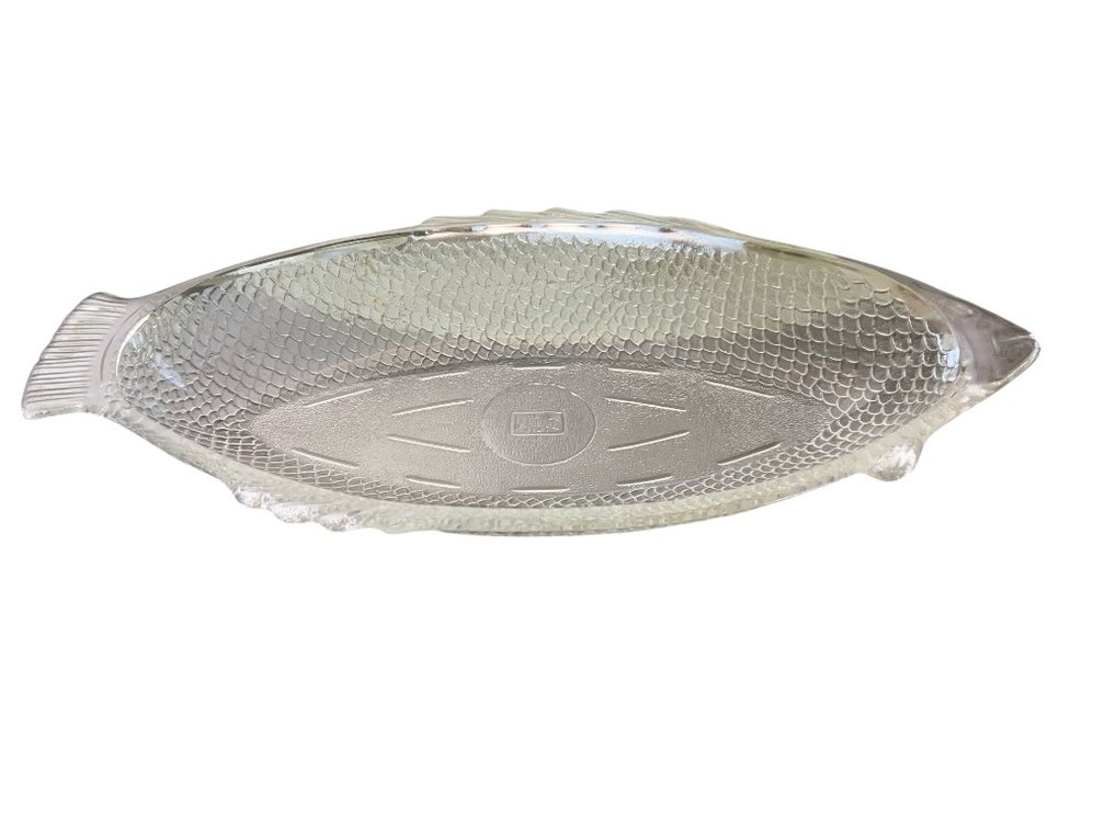 Clear Crystal Fish Plate