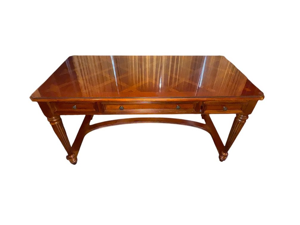 Executive Writing Desk with Glass Top