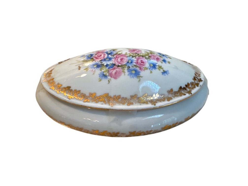 Limoges CR Paris Hand-Painted Porcelain Box