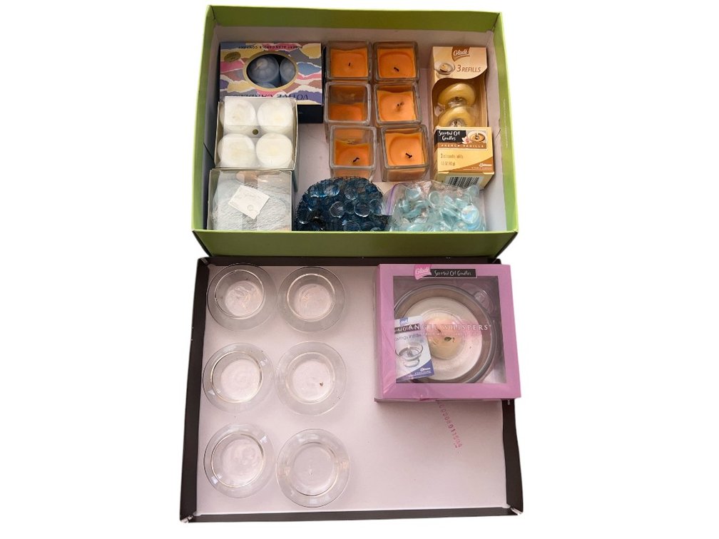 Assorted Candle Collection with Holders