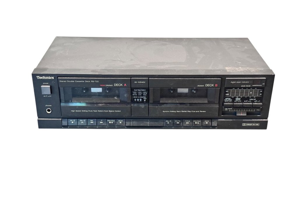 Technics RS-T22 Stereo Double Cassette Deck Recorder