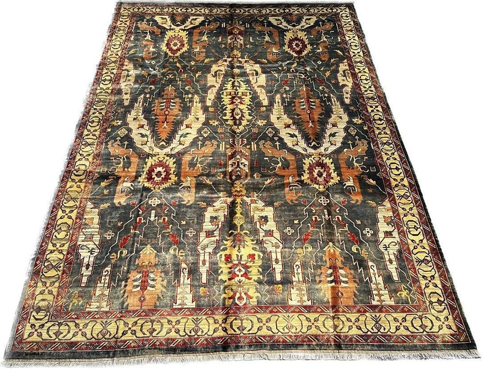 $13,710 Khorasan Design Hand-Knotted Wool Rug — 10'1" x 14'2"