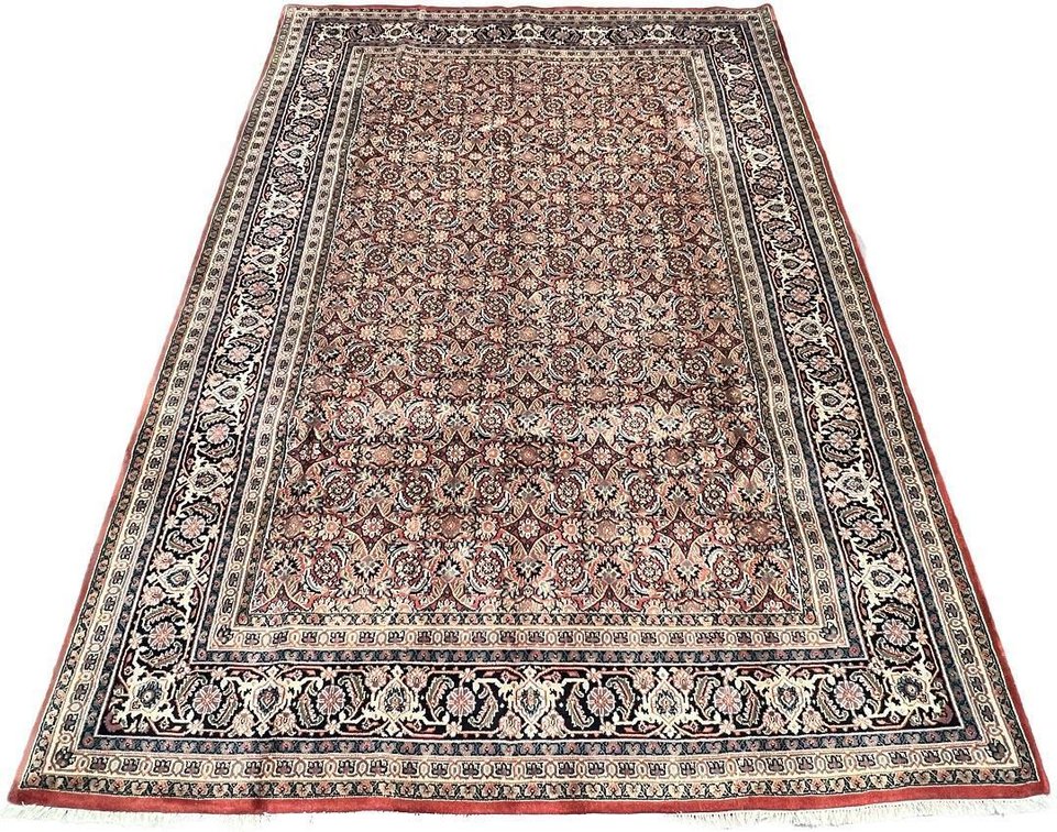 $5,015 Sarouk Design Hand-Knotted Wool Rug — 6'2" x 9'0"